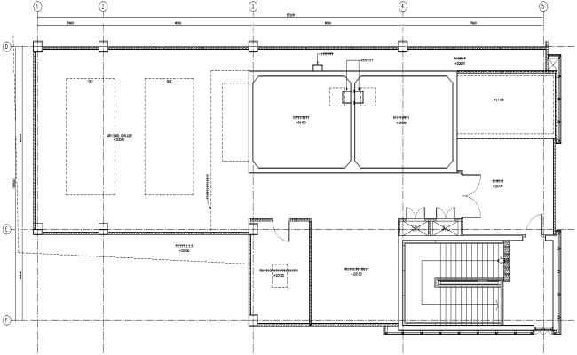 Plan of Ice Factory Detail DWG AutoCAD file