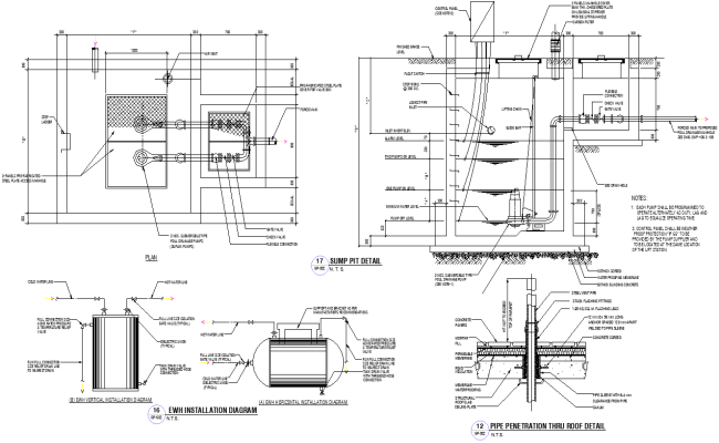 Plumbing Pipeline Details CAD Block AutoCAD DWG Download