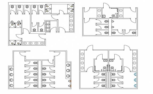 Public Toilets Drawing