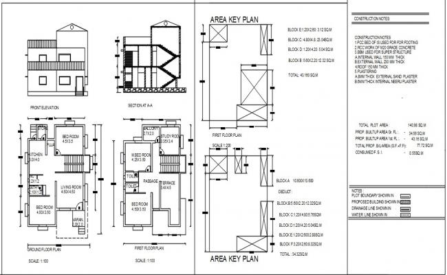 RESIDENTIAL BUILDING PLAN