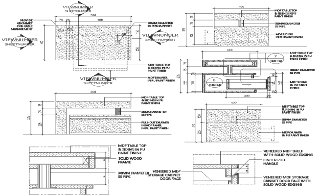 Reception table design with working details dwg autocad drawing .