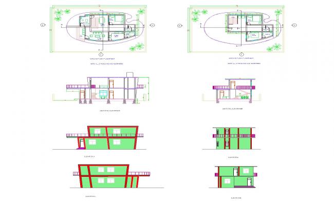 Residence Plan CAD Drawing AutoCAD 