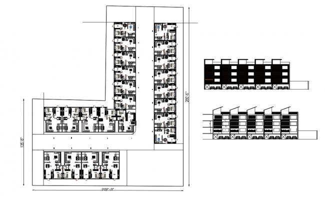 Residential Apartment Plan In AutoCAD File