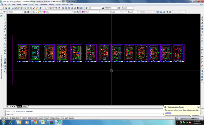 Residential Apartments Plan DWG File