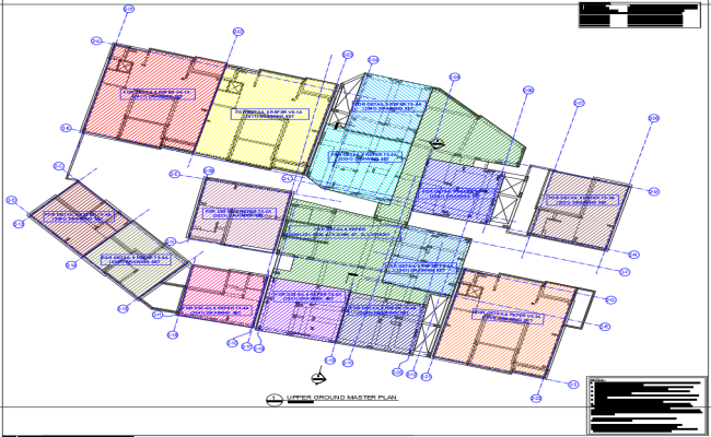 AutoCAD DWG file for residential podium level planning