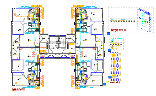 Detailed Residential Floor Plan in AutoCAD DWG Format