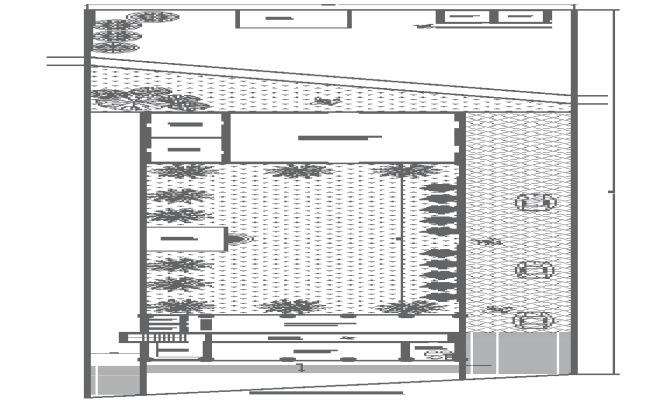 Restaurant Lower Ground Floor Plan Layout Design AutoCAD DWG