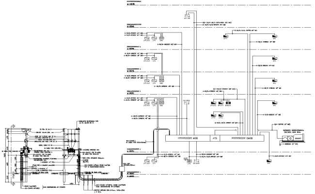Riser Diagram For Electrical Drawing DWG AutoCAD file