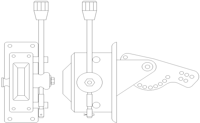 Rotary Manual Drive Machine Layout Design AutoCAD DWG