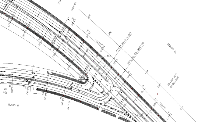 Section of Reinforced cement pipe Culverts DWG AutoCAD file