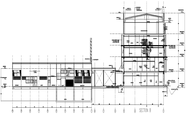 Server Room Section DWG CAD Layout for Architects and Engineers