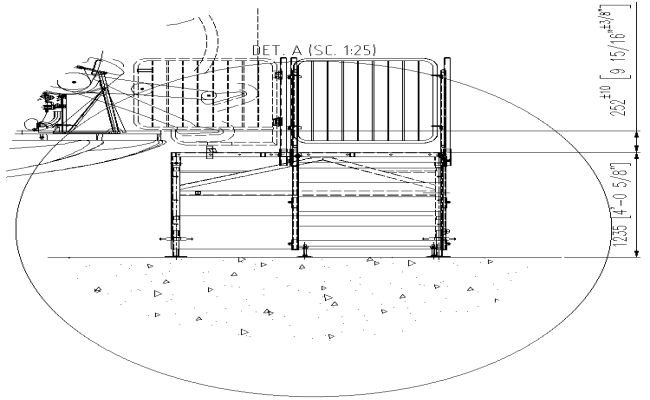 Security check post for handicap people design with details dwg autocad drawing .