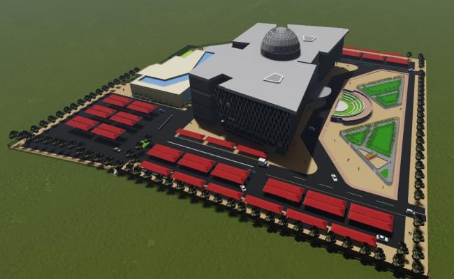 Shopping Mall Site plan