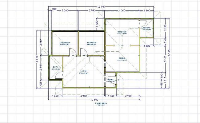 Single story floor plan 5