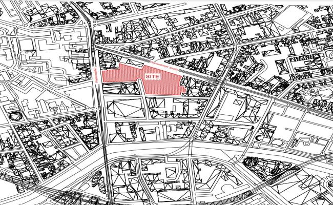 Site Plan drawing free download dwg file