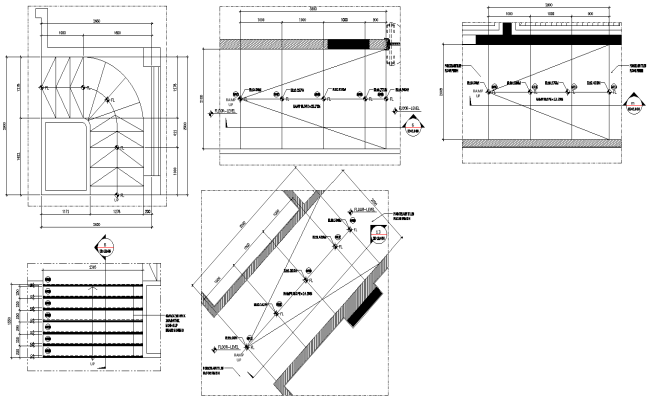 Slope details for ramp details dwg autocad drawing .
