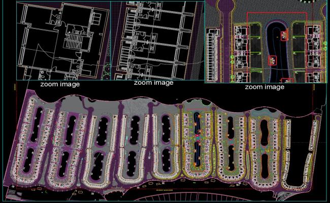 Social Housing Floor Plan in AutoCAD DWG File Format