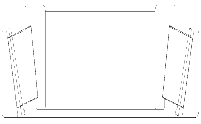  Sofa Plan with Attached Side Table AutoCAD DWG File
