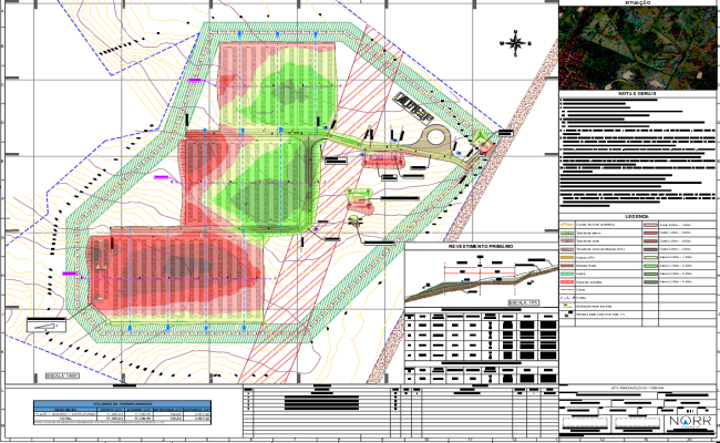 Solar Panel Farm DWG File Showing Layout, Wiring, and Infrastructure