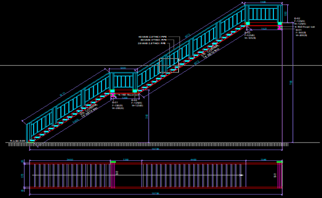 Steel Stair Detail Dawing