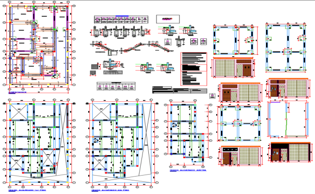 Strong Room Construction & Concrete Details in AutoCAD DWG File