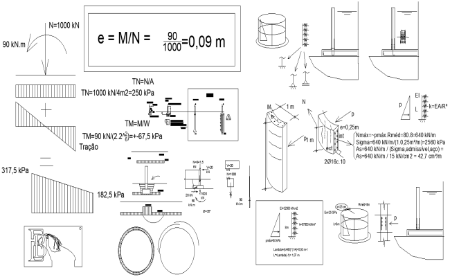 Tank Sizing & Capacity Geometry | 2D AutoCAD DWG File