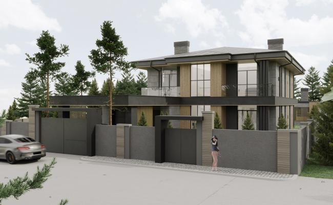 2 Storey Tatyana Residential House planning Project in Russia