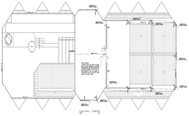 Terrace Layout Plan Design AutoCAD DWG Download 