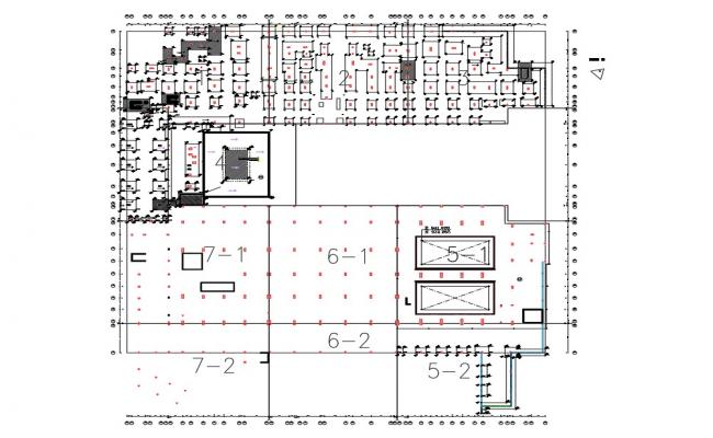 The AutoCad 2D drawing file having the Footing Plain Concrete Plan - Shop Drawing .Download the AutoCAD 2D DWG file. 