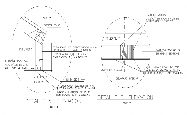 The ceiling interior detail cad drawing is given in this cad file. Download this 2d cad file now.