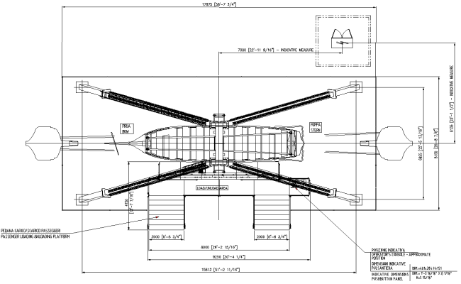 Top View of Merry go round detail DWG AutoCAD file