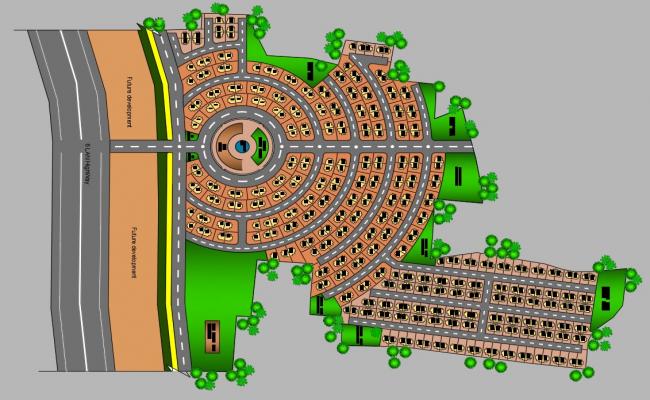 Town planing Site Layout Master Plan are Given In This Drawing File..Download AutoCAD DWG Drawing File