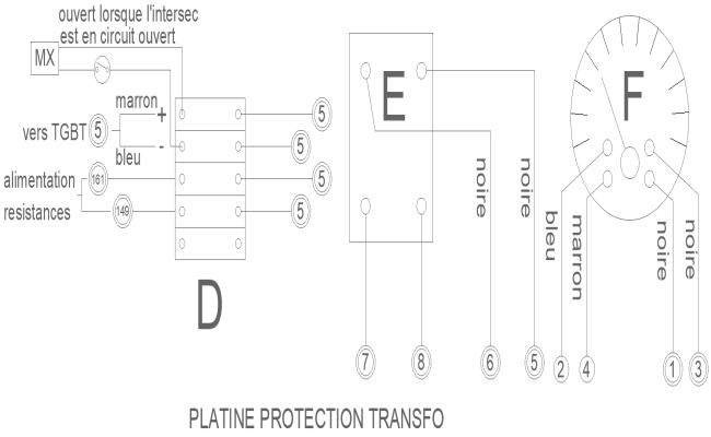 Transformer protection plate layout in DWG drawing File