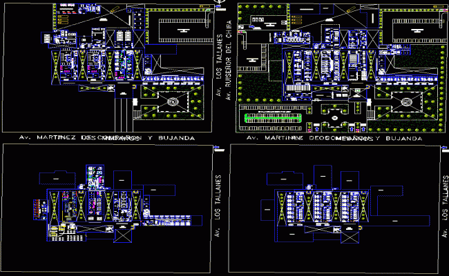 Hospital Floor Plan DWG AutoCAD File with Detailed Room Layouts