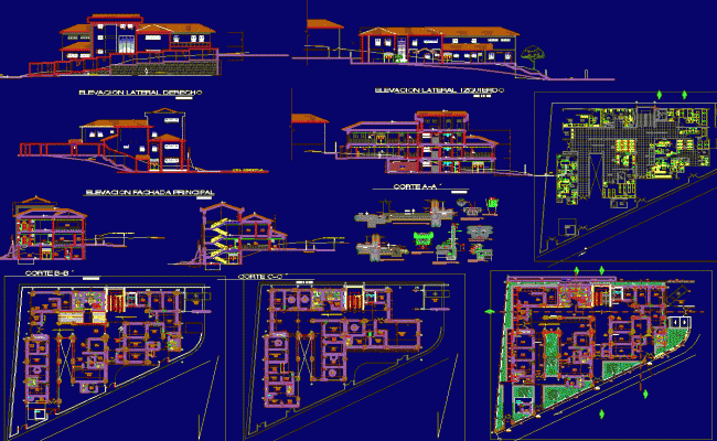Modern Hospital DWG CAD File with Complete Architectural Drawings