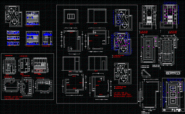 Residential False Ceiling Design AutoCAD File with Detailed Plan