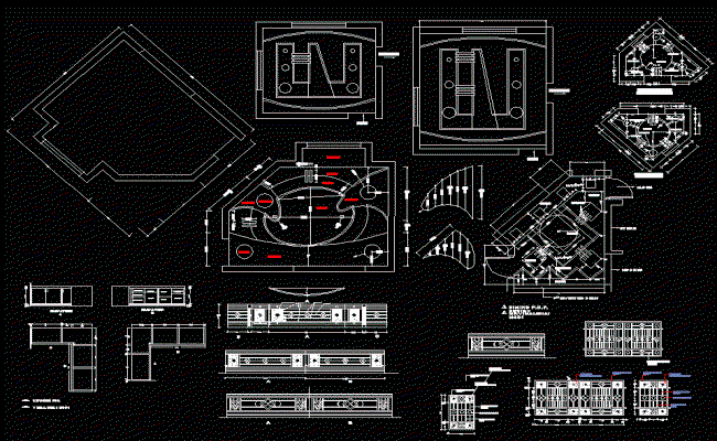 Steel Main Gate and Ceiling Layout DWG for Architects and Designers