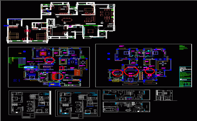 30x30m G1 Modern House Floor Plans With Furniture Layout File