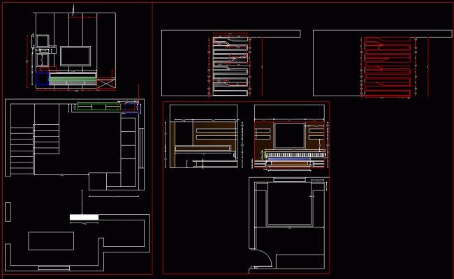 2D CAD Interior Furniture Plan in DWG File of Architects and Designers