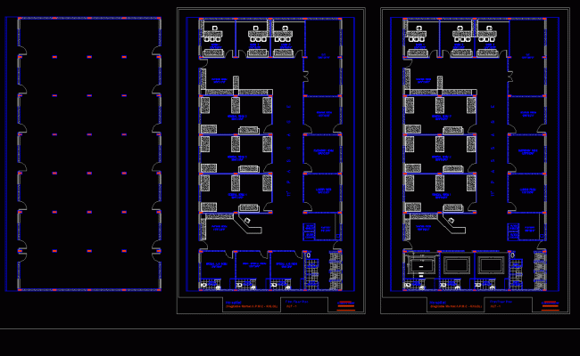 G1 Hospital AutoCAD File with 2D Floor Layout and Architectural Plan