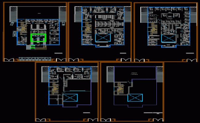 G3 Hospital Floor Layout Plan in AutoCAD Drawing File Download