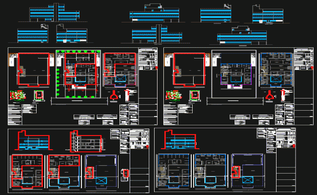 G1 Global Hospital Layout Floor Plan in AutoCAD Drawing File