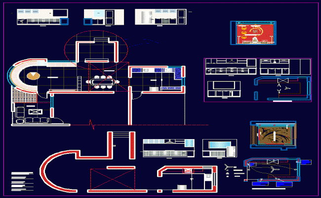 Modern Kitchen Electrical Layout Plan in AutoCAD DWG File Format