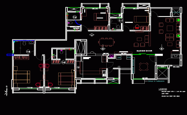 South Facing 4BHK House Design with Detailed CAD Drawing File