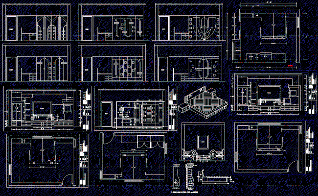 Modern Home Interior Design DWG File for AutoCAD Layout Projects
