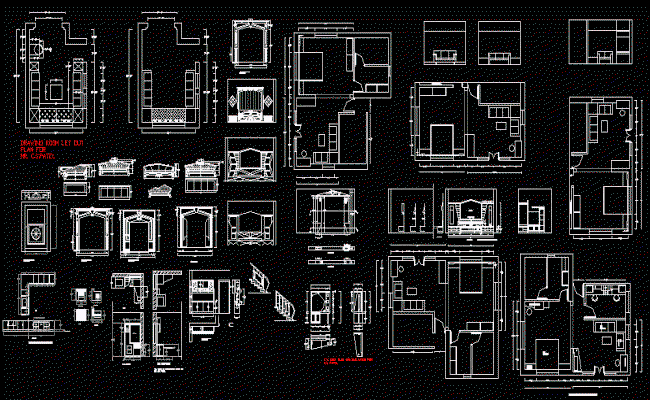 Drawing Room Interior Design DWG File for CAD Layout and Planning