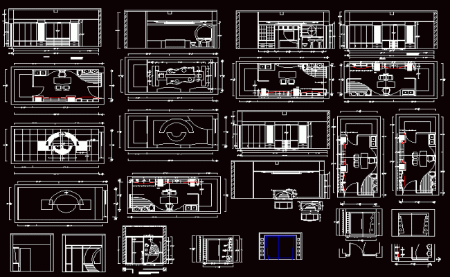 Modern Office Elevation with Interior DWG File for AutoCAD Projects