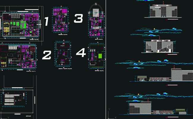 Regional Office Building Design in Peru DWG AutoCAD Drawing File
