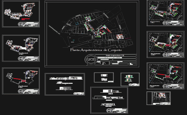 San Pedro Urban Renewal Architectural Layout DWG Drawing File