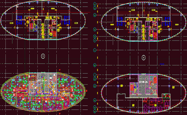 Corporate Office Interior Furniture and Layout Plan DWG File